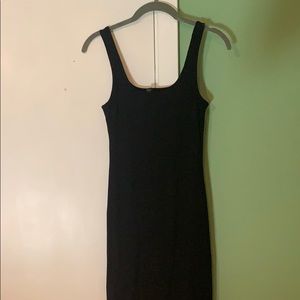 Black bodycon maxi
